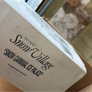 Department 56 Snow Village Snow Carnival Ice Palace